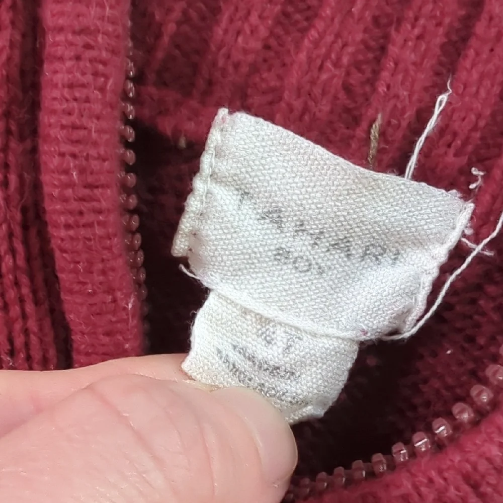 Tahari Maroon Striped Turtleneck Sweater Size 4T